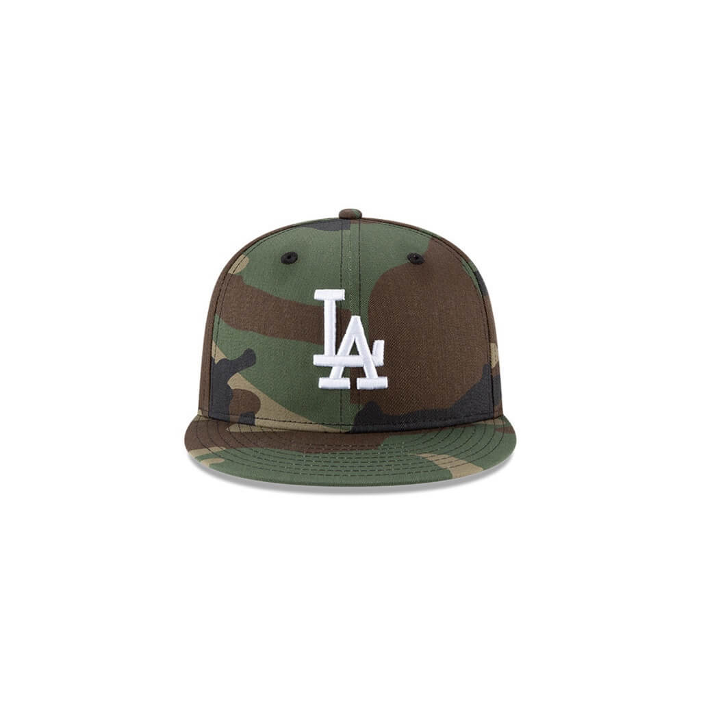NEW ERA 9FIFTY MLB LA DODGERS CAMOUFLAGE GREEN ADJUSTABLE CAP
