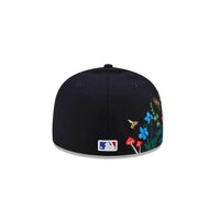 NEW ERA 59FIFTY MLB NY YANKEES BLOOM NAVY BLUE CLOSED CAP 