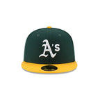 NEW ERA 59FIFTY MLB OAKLAND ATHLETICS CLOSED CAP GREEN / YELLOW 