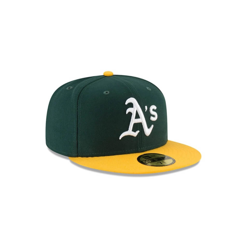 NEW ERA 59FIFTY MLB OAKLAND ATHLETICS CLOSED CAP GREEN / YELLOW 