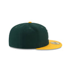 NEW ERA 59FIFTY MLB OAKLAND ATHLETICS CLOSED CAP GREEN / YELLOW 