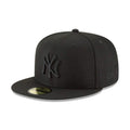 NEW ERA 59FIFTY MLB BASICA NY YANKEES LOGO NEGRO GORRA CERRADA NEGRA