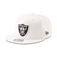 NEW ERA 9FIFTY NFL LAS VEGAS RAIDERS WHITE ADJUSTABLE BASIC CAP