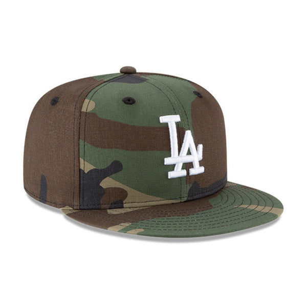 NEW ERA 9FIFTY MLB LA DODGERS CAMOUFLAGE GREEN ADJUSTABLE CAP