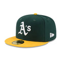 NEW ERA 59FIFTY MLB OAKLAND ATHLETICS CLOSED CAP GREEN / YELLOW 