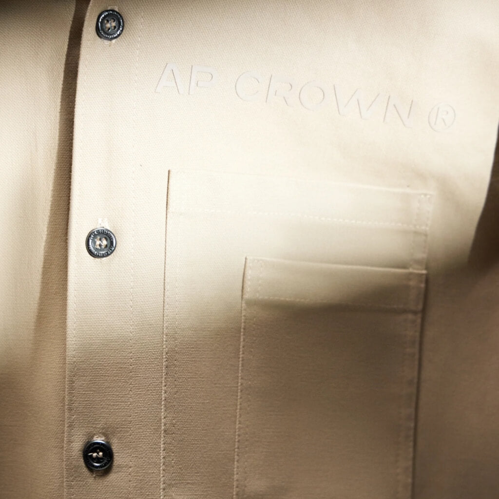 AP CROWN LOST EYE CAMISA DE BOTONES ENIGMA BEIGE