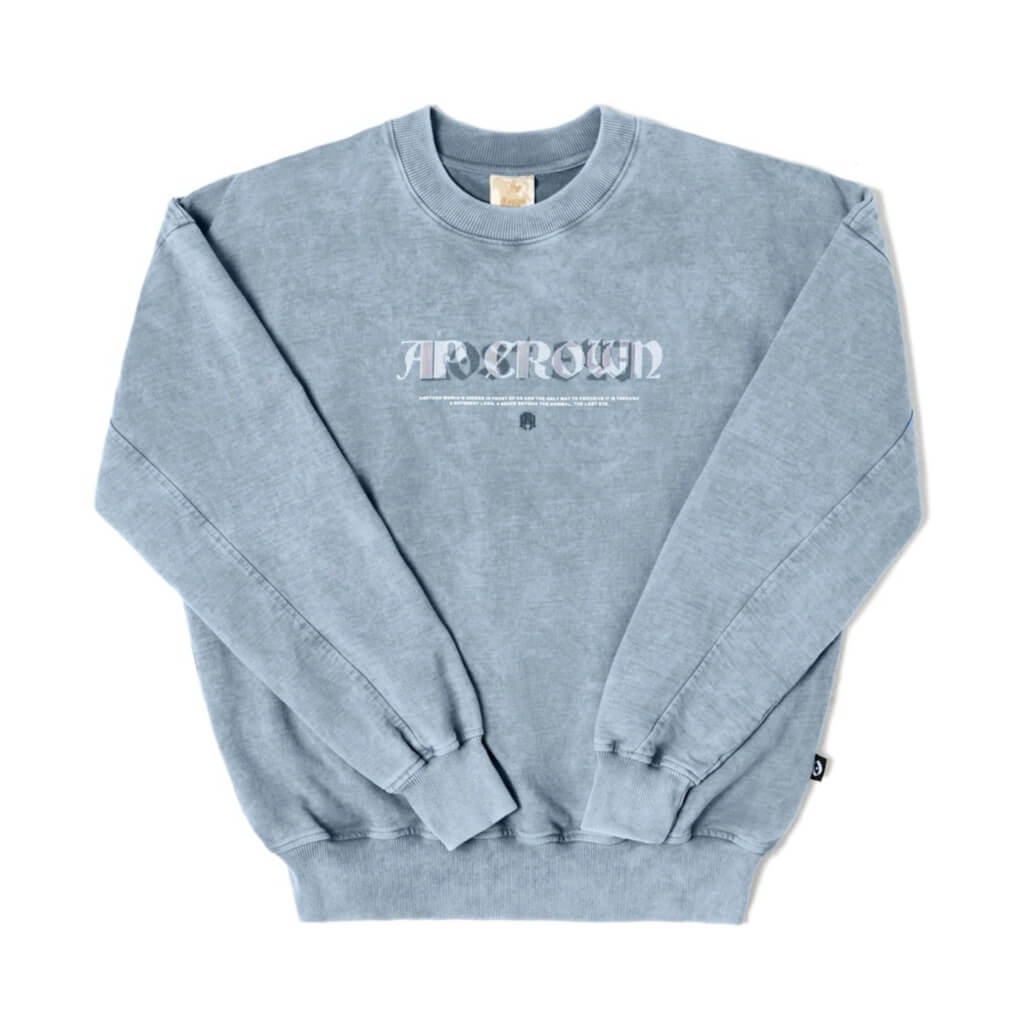 AP CROWN LOST EYE CREWNECK SIXTH AZUL