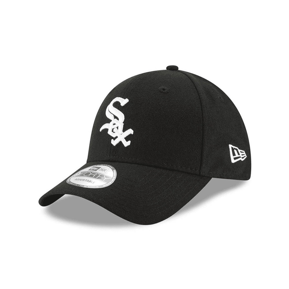 NEW ERA 9FORTY MLB WHITE SOX GORRA MVP AJUSTABLE NEGRA LOGO BLANCO