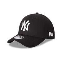 NEW ERA 9FORTY MLB NEW YORK YANKEES GORRA MVP BASICA AJUSTABLE NEGRA LOGO BLANCO