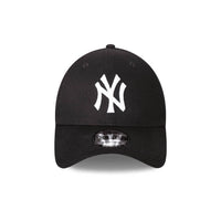 NEW ERA 9FORTY MLB NEW YORK YANKEES GORRA MVP BASICA AJUSTABLE NEGRA LOGO BLANCO