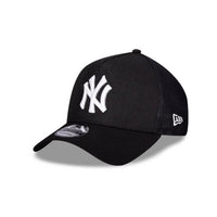 NEW ERA 9FORTY MLB NY YANKEES AFRAME GORRA MVP CAMIONERA AJUSTABLE NEGRA LOGO BLANCO