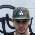 NEW ERA 9FIFTY MLB LA DODGERS GORRA AJUSTABLE VERDE CAMUFLADO