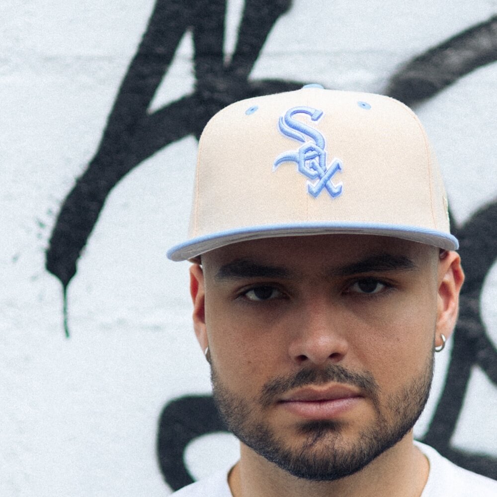 NEW ERA 59FIFTY MLB WHITE SOX ICE LATTE GORRA CERRADA AZUL / ROSA