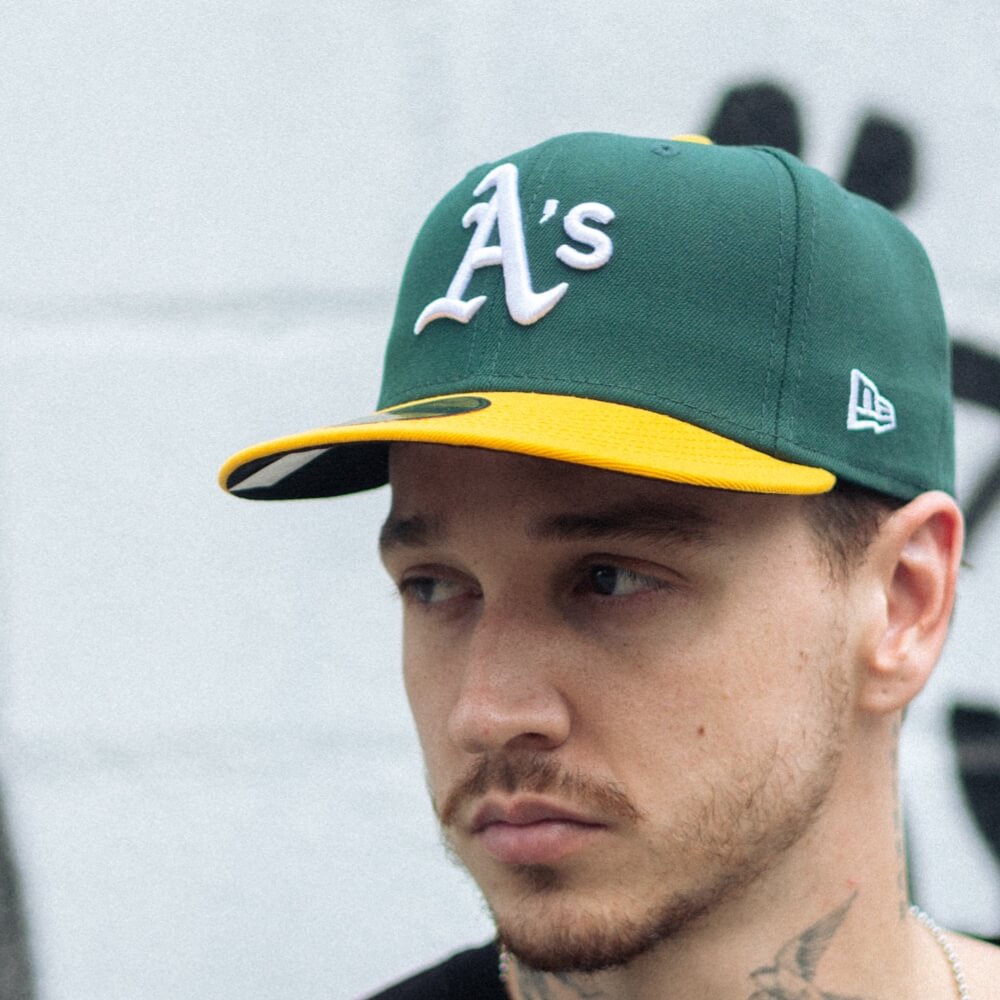 NEW ERA 59FIFTY MLB OAKLAND ATHLETICS CLOSED CAP GREEN / YELLOW 