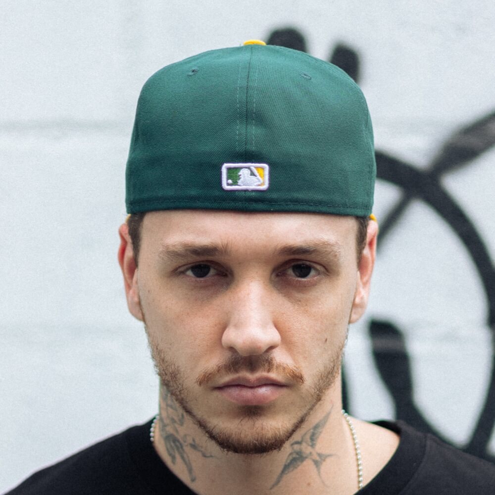 NEW ERA 59FIFTY MLB OAKLAND ATHLETICS CLOSED CAP GREEN / YELLOW 