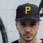 NEW ERA 59FIFTY MLB PITSSBURG PIRATES 1979 WORLD SERIES GORRA CERRADA NEGRA