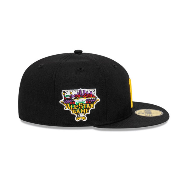NEW ERA 59FIFTY MLB PITTSBURGH PIRATES ALL STAR BLACK CLOSED CAP