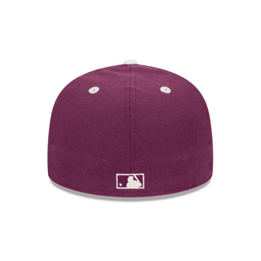 NEW ERA 59FIFTY MLB NY YANKEES WORLD SERIES PURPLE CLOSED CAP 