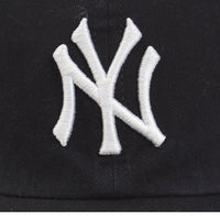 '47 MLB NY YANKEES CLEAN UP ADJUSTABLE BLACK CAP 