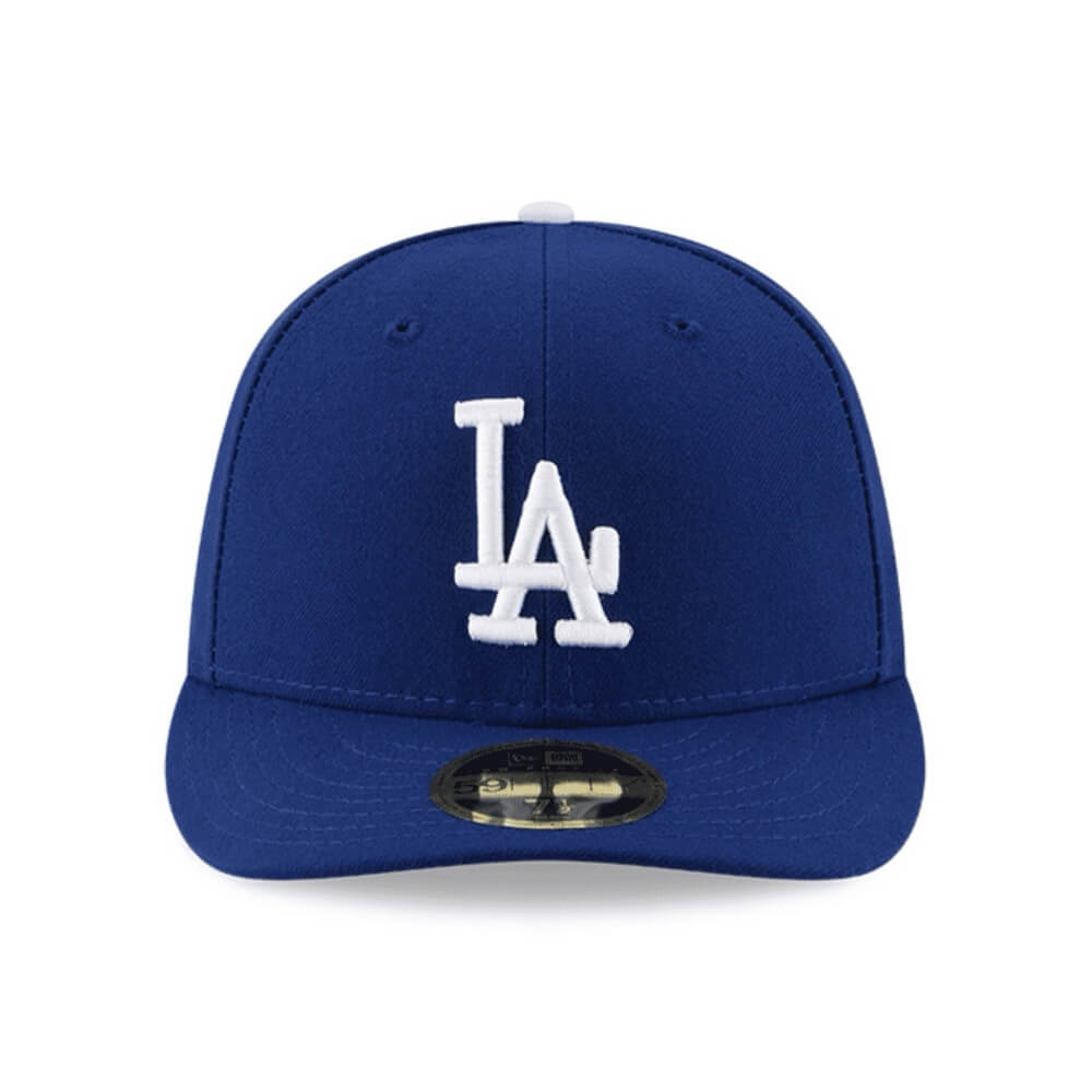 NEW ERA 59FIFTY MLB LOW PROFILE LA DODGERS GORRA CERRADA AZUL LOGO BLANCO