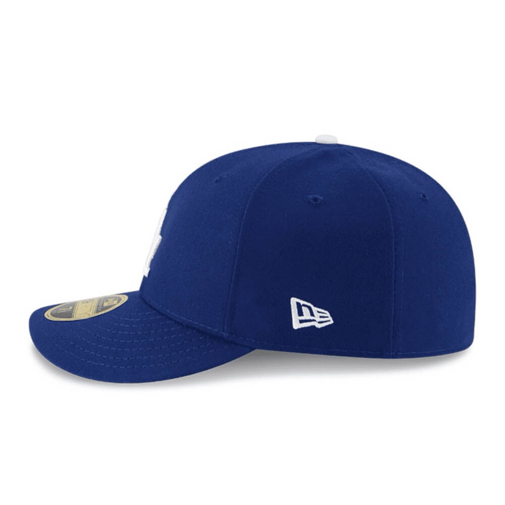 NEW ERA 59FIFTY MLB LOW PROFILE LA DODGERS GORRA CERRADA AZUL LOGO BLANCO