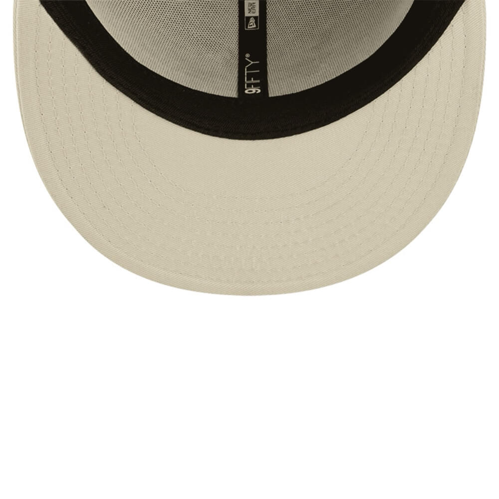 NEW ERA 9FIFTY MLB WHITE SOX GORRA FLOWER AJUSTABLE BEIGE LOGO BLANCO