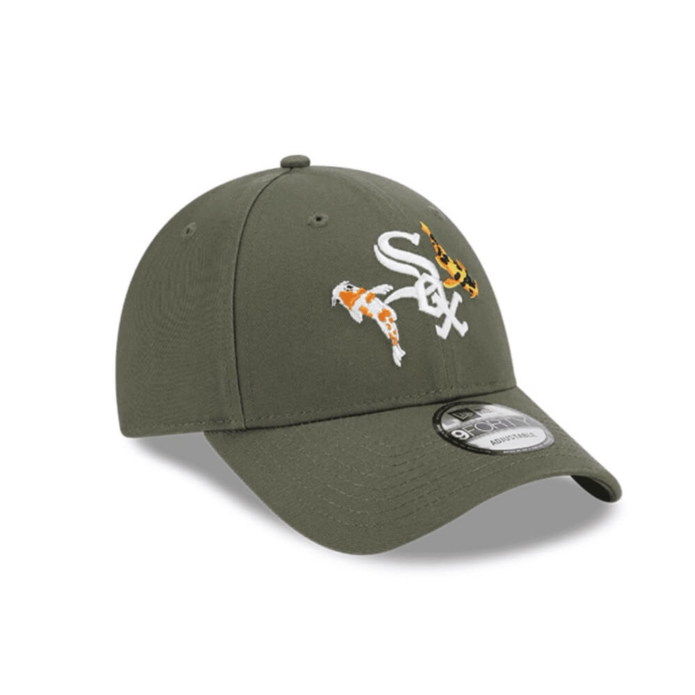 NEW ERA 9FORTY MLB WHITE SOX KOI FISH GORRA AJUSTABLE VERDE