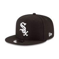 NEW ERA 9FIFTY MLB WHITE SOX GORRA BASICA MVP AJUSTABLE NEGRA LOGO BLANCO