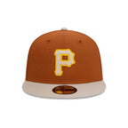 NEW ERA 59FIFTY MLB BOUCLE PITTSBURGH PIRATES GORRA CERRADA CONTEMPORANY CAFE LOGO BEIGE
