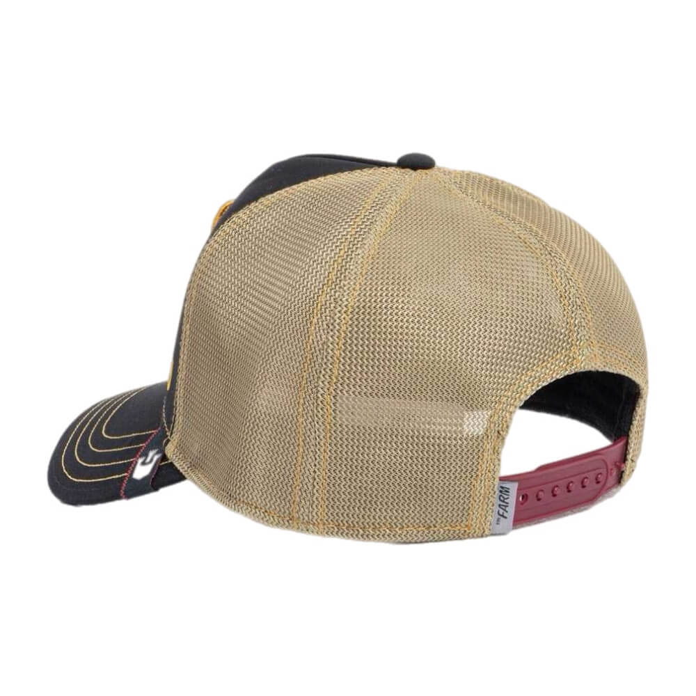 GOORIN BROS PINGUINO REY GORRA CAMIONERA AJUSTABLE NEGRA CON DORADO