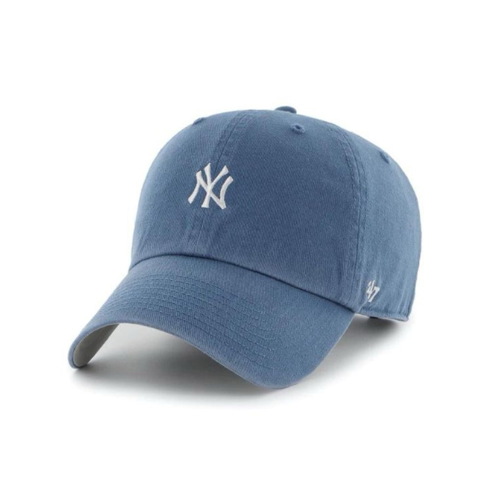 ´47 MLB NY YANKEES GORRA CLEAN UP AJUSTABLE AZUL LOGO PEQUEÑO BLANCO