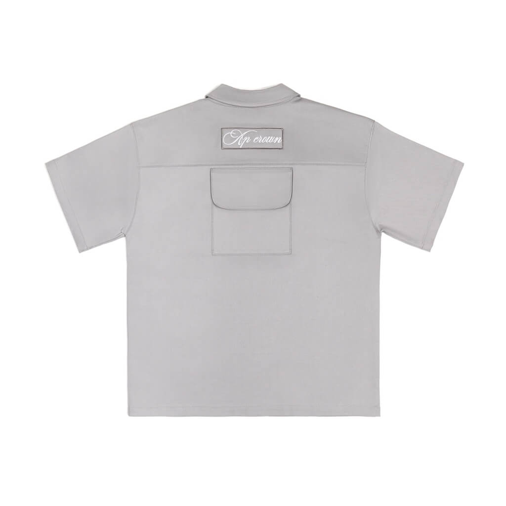 AP CROWN INSTINCT CAMISA MIGTHEN DE BOTONES REGULAR GRIS