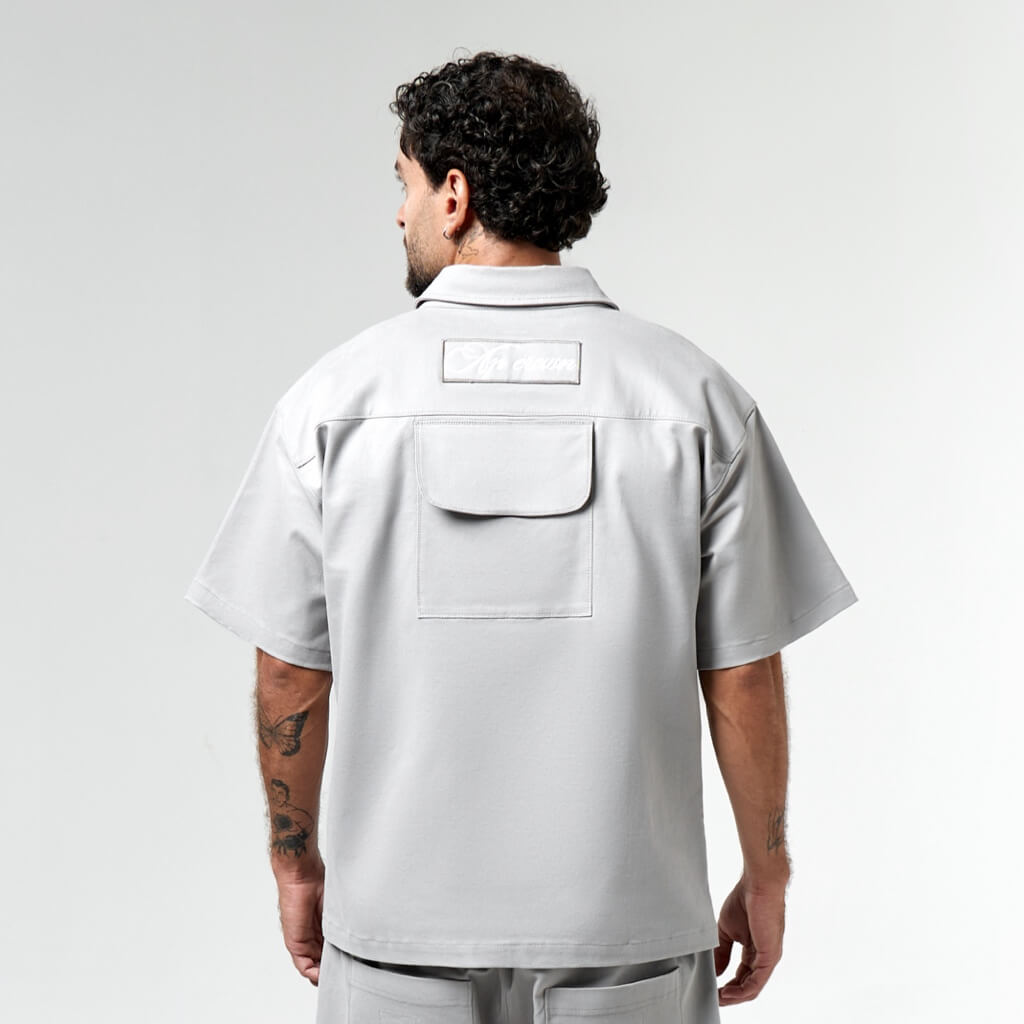 AP CROWN INSTINCT CAMISA MIGTHEN DE BOTONES REGULAR GRIS