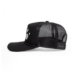 SINNERS NOT A NARCO GORRA AJUSTABLE NEGRO Y BLANCO