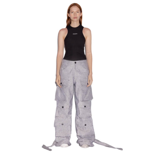 DO OVER LAB SPOON FULL POCKET PANTALON DE MUJER GRIS