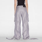 DO OVER LAB SPOON FULL POCKET PANTALON DE MUJER GRIS