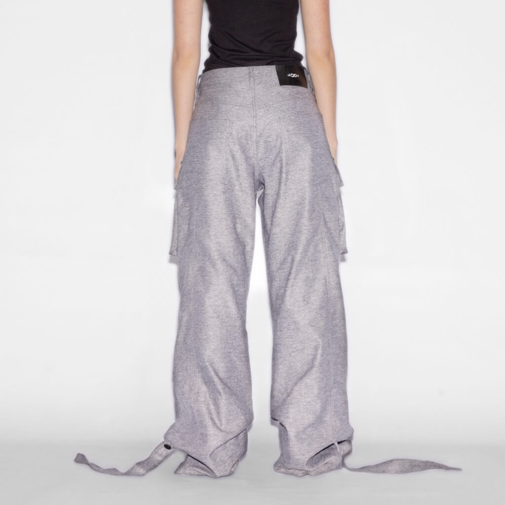 DO OVER LAB SPOON FULL POCKET PANTALON DE MUJER GRIS