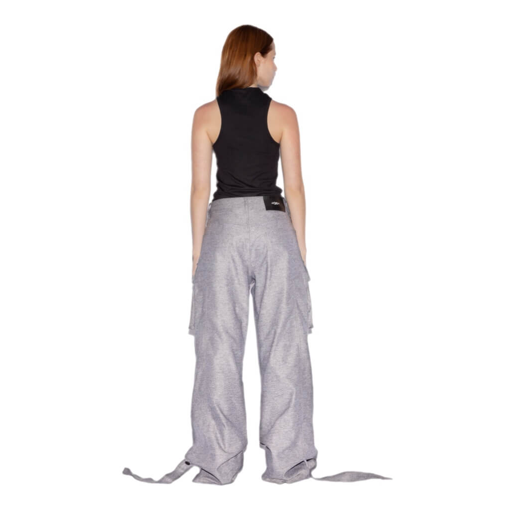 DO OVER LAB SPOON FULL POCKET PANTALON DE MUJER GRIS