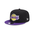 NEW ERA 9FIFTY NBA LA LAKERS GORRA SIDE PATCH AJUSTABLE NEGRA VISERA MORADA