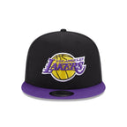 NEW ERA 9FIFTY NBA LA LAKERS GORRA SIDE PATCH AJUSTABLE NEGRA VISERA MORADA