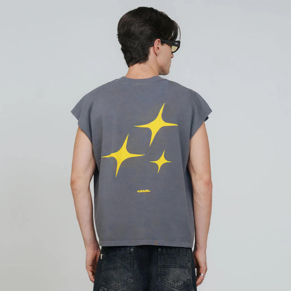 TRUE TOO BRIGHT TO MISS INTUITION CAMISETA SIN MANGAS GRIS