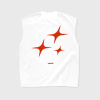 TRUE TOO BRIGHT TO MISS INTUITION SLEEVELESS TEE - WHITE