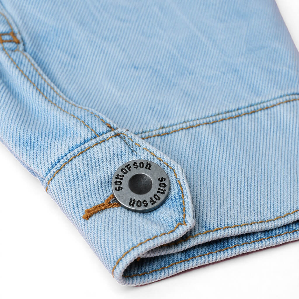 SON OF SON NEGOCIOS DE FAMILIA SOFS CHAQUETA DENIM AZUL