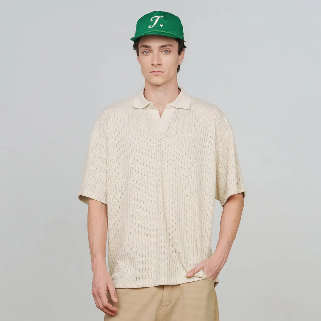 TRUE KNIT RESORT POLO CAMISETA BEIGE