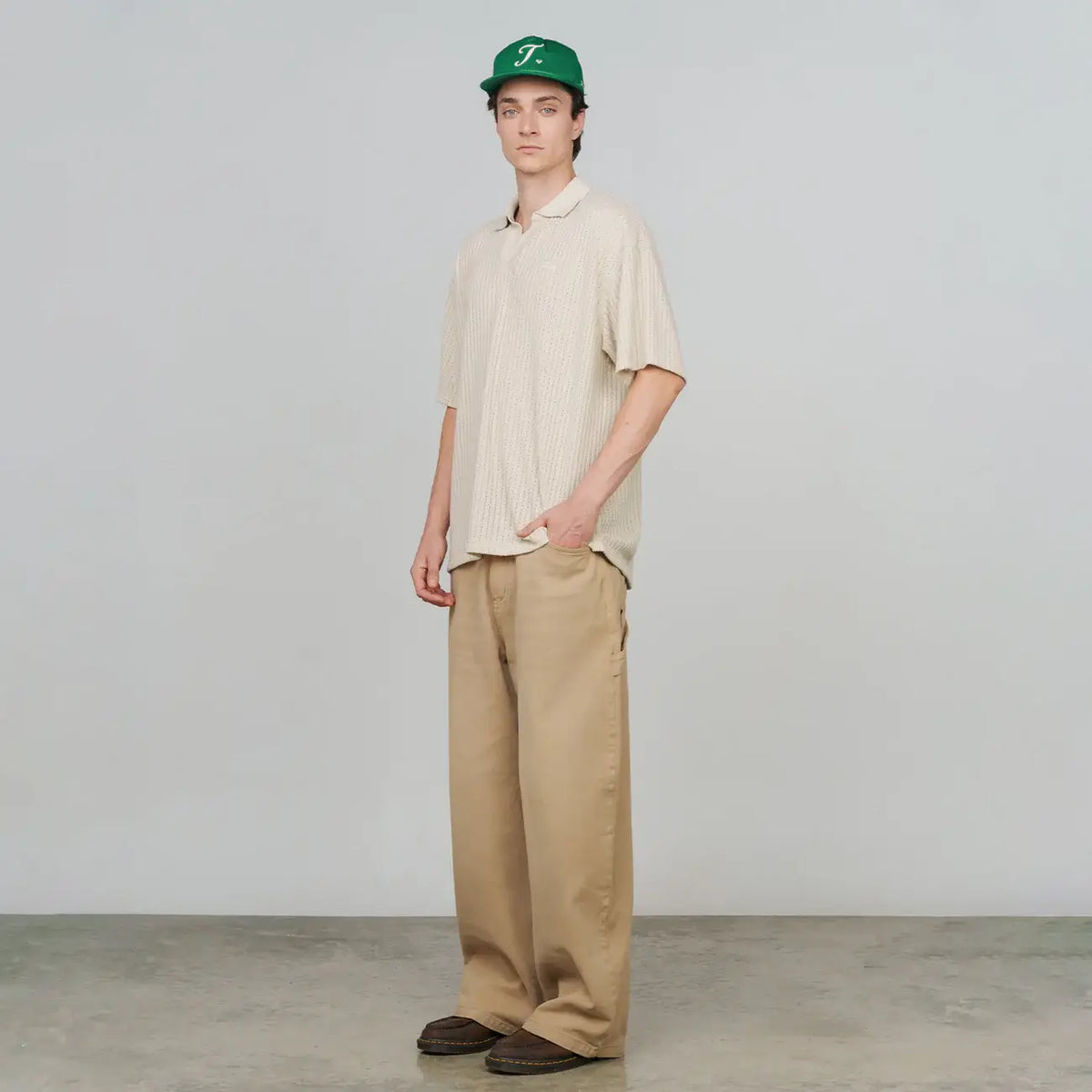 TRUE KNIT RESORT POLO CAMISETA BEIGE