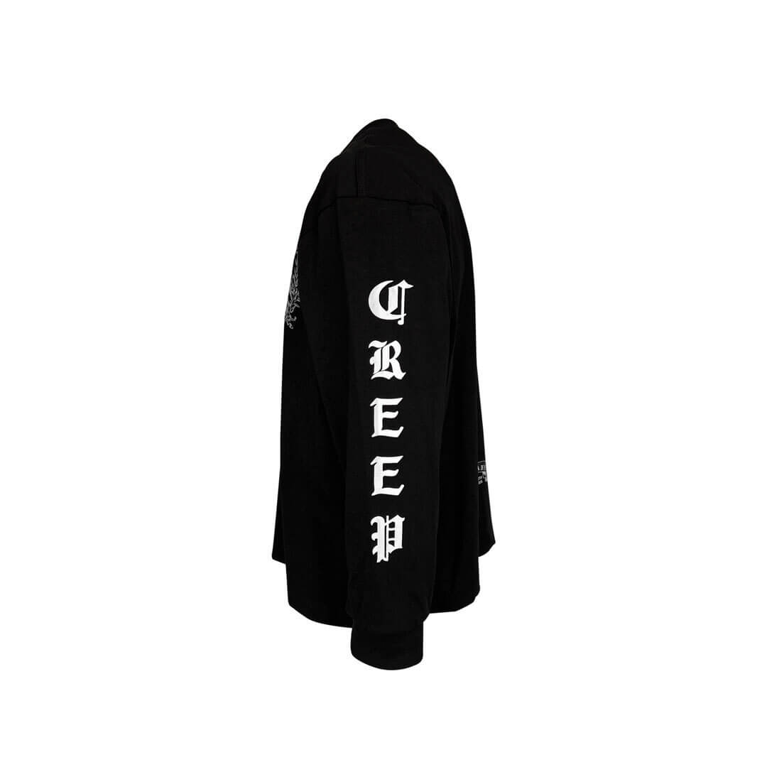 CREEP BRAND CAMISETA MANGA LARGA CAVIAR NEGRA