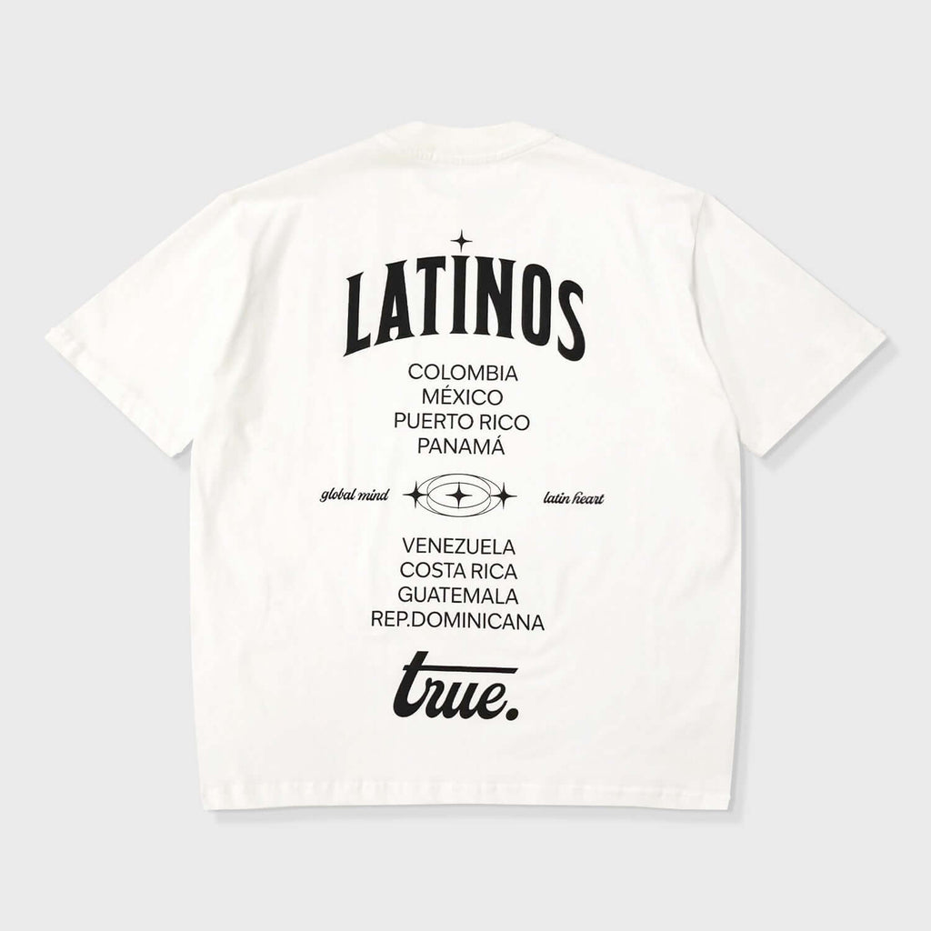 TRUE LATINOS CAMISETA OVERSIZE BEIGE