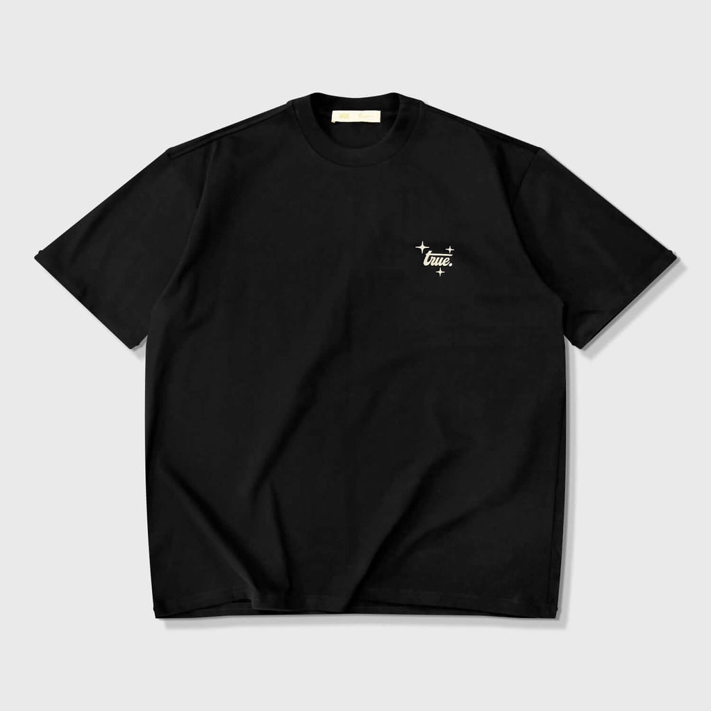 TRUE LATINOS CAMISETA OVERSIZE NEGRA