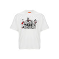 CREEP MISSY GRAFFITI CAMISETA OVERSIZED BLANCA