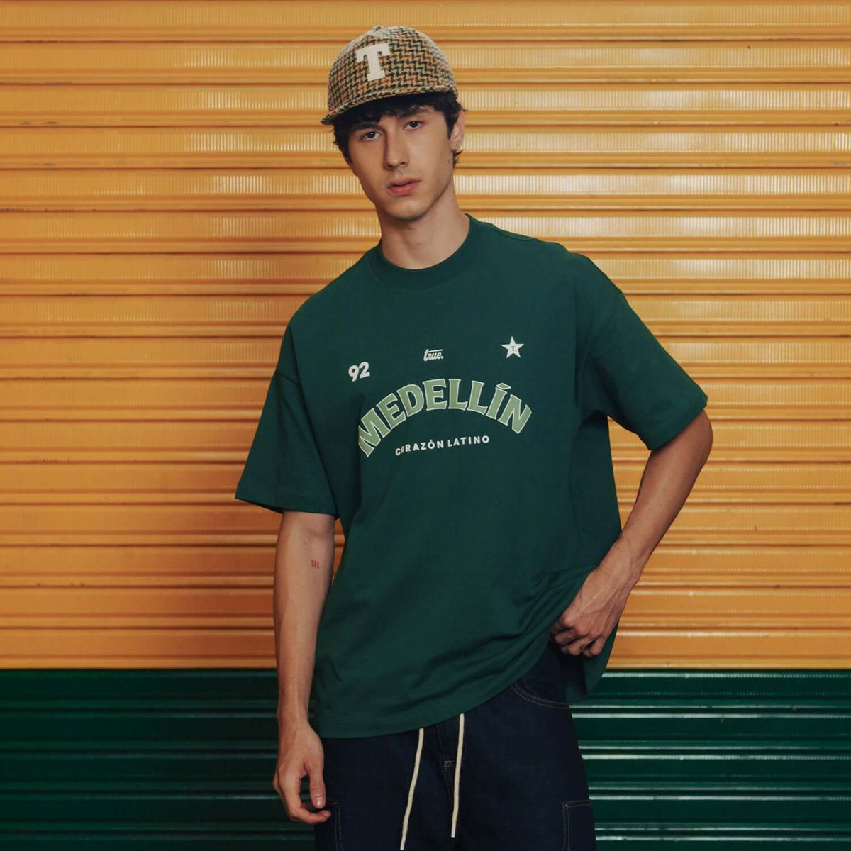 TRUE MEDELLIN LATIN HEART CAMISETA VERDE